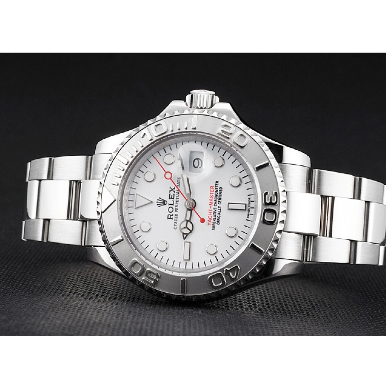 Good Copy Rolex Watches White Swiss And Case Staniless Rolex Steel Bracelet Yacht-Master Dial 0531